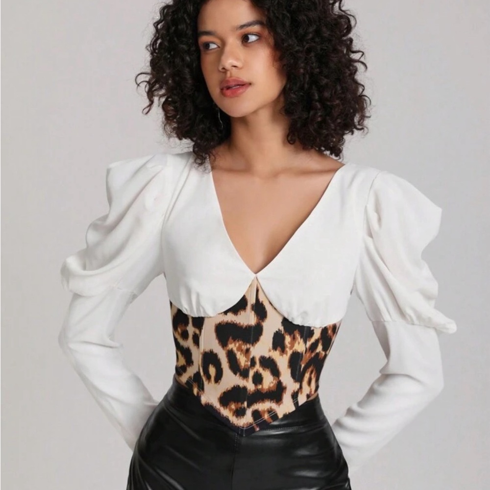 Bandana hem Crop blouse